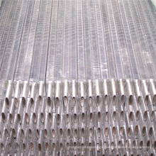 Fin and oval tube with hot dip galvanizing